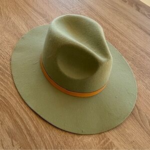 Lack of Color - Stylish Green Fedora Hat with Tan Band